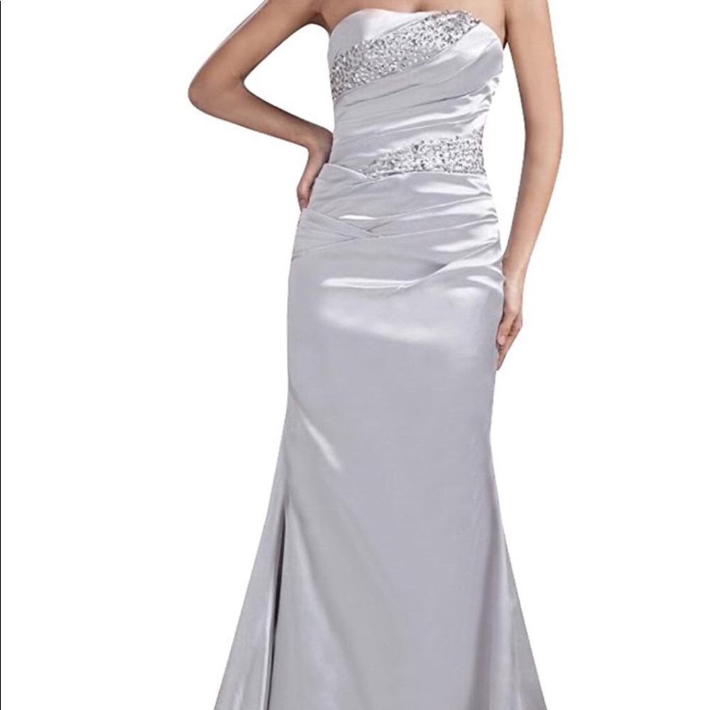 Silver Formal Dress